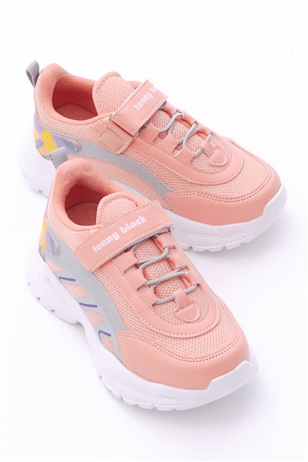 Scarpe da ginnastica unisex per bambini - Salmone #400621