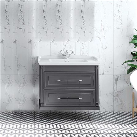 Dulap de baie Denko Albatros 80 cm - Gri #343802