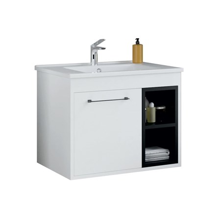 Denko Latte fürdőszobai szekrény 65 cm - fehér #340987
