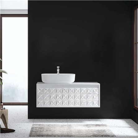 Dulap de baie Denko Monart Plus 110 cm - Alb #343798