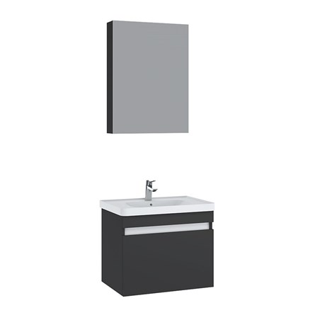 Denko More fürdőszobai szett 65 cm - fekete #341014