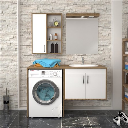 Denko Omega Fürdőszoba szekrény 140 cm - #339207