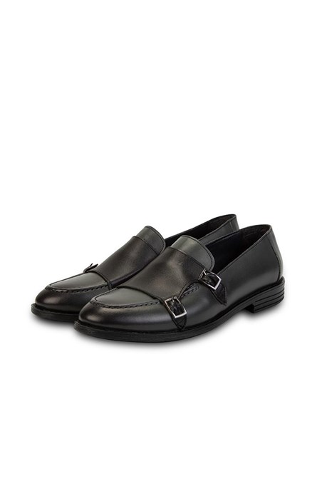 Ducavelli Double Sapatos masculinos de couro genuíno  - cinza escuro 308276