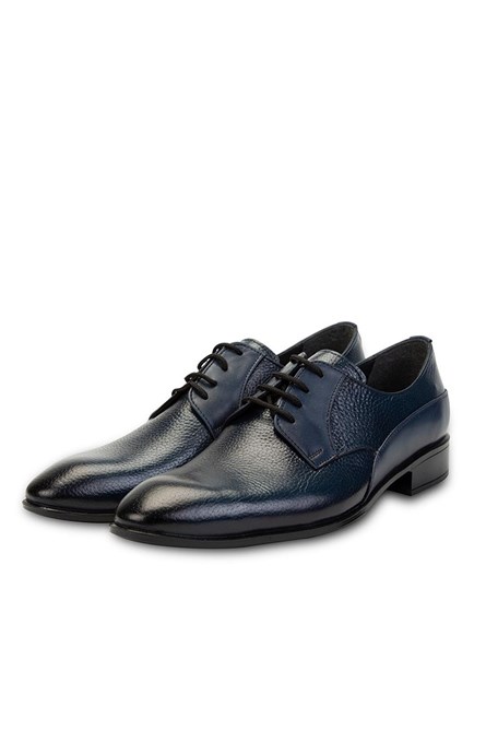 Ducavelli Elite Sapatos masculinos de couro genuíno  - Azul escuro 308270