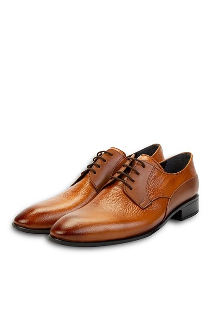 Ducavelli Elite Sapatos masculinos de couro genuíno  - Taba 308271