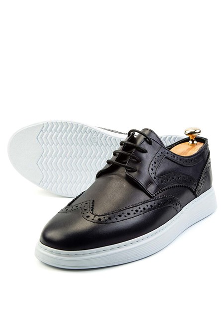 Ducavelli Night Sapatos masculinos de couro genuíno  - Azul Escuro 308232