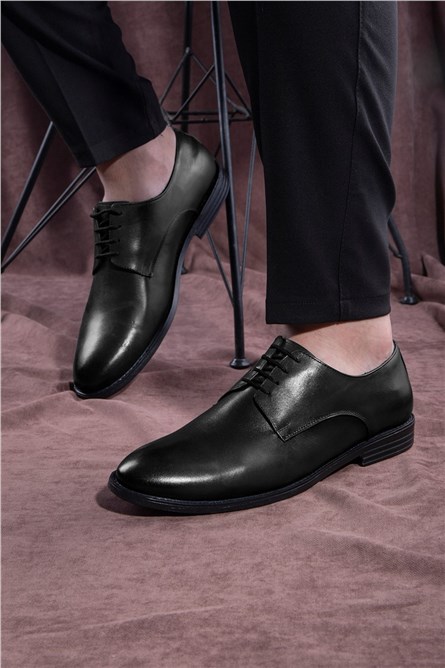 Sapatos formais masculinos de couro Ducavelli - Preto #334615