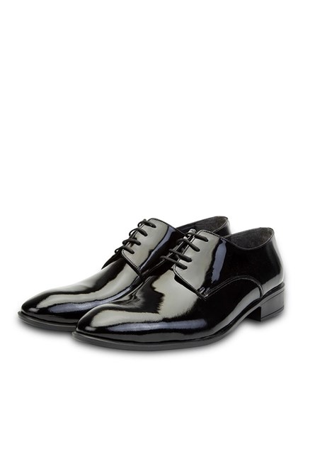  Ducavelli Suit Sapatos masculinos de couro genuíno - Preto 308272