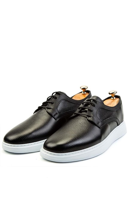 Ducavelli Work Flotter Sapatos masculinos de couro genuíno - Preto 308247