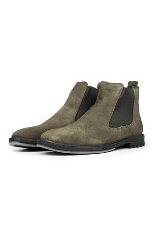 Botas masculinas de camurça Ducavelli - Verde Escuro #316896