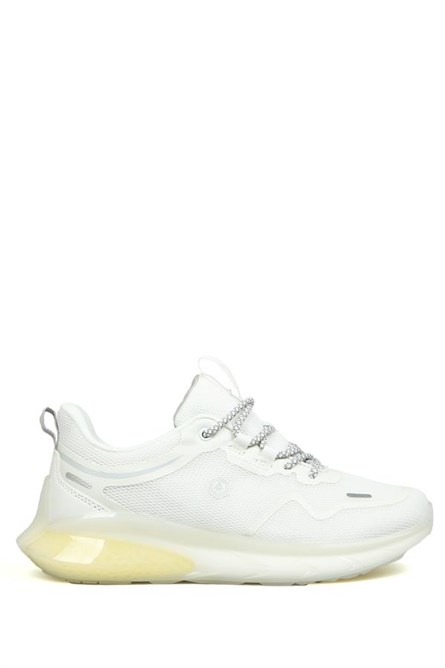 Sapatos femininos com cadarço 101 23346-Z - Branco #395682