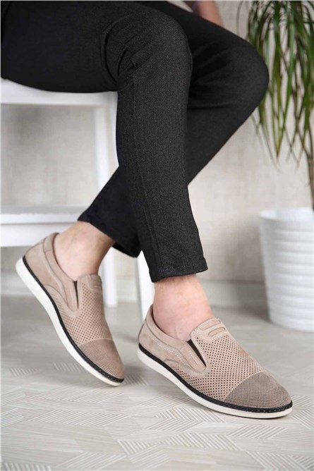 Muške kožne cipele - Bež 299645