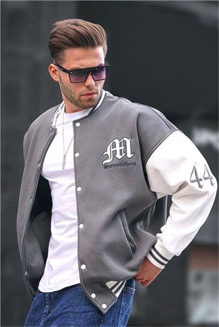 Męska kurtka 6020 - Smoke Grey #362294