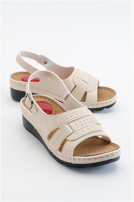 Chinelos Casuais Femininos - Bege Claro #371250