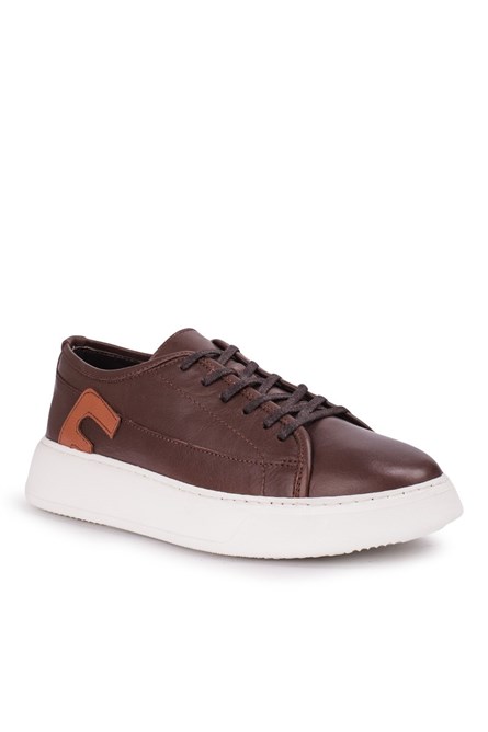Sapatos casuais masculinos GPC POLO - Marrom 20210835404