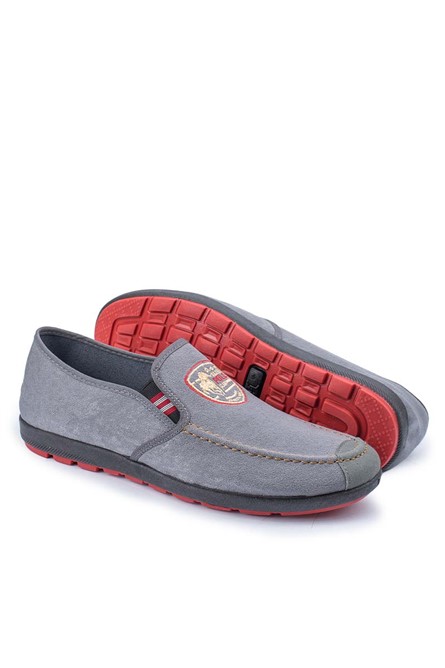 Sapatos casuais masculinos GPC POLO - Cinza Claro 20230321088
