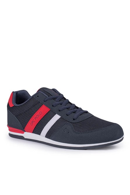 Sapatos casuais masculinos GPC POLO - Azul escuro 20210835255