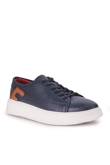Sapatos casuais masculinos GPC POLO - Azul escuro 20210835406