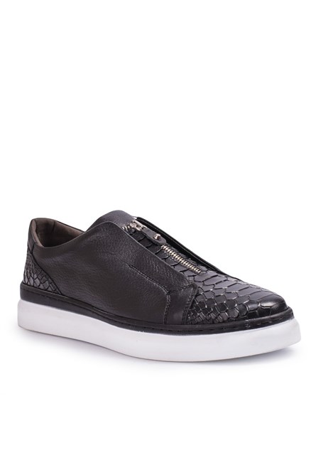 Sapatos masculinos de couro GPC POLO - pretos 20210835393