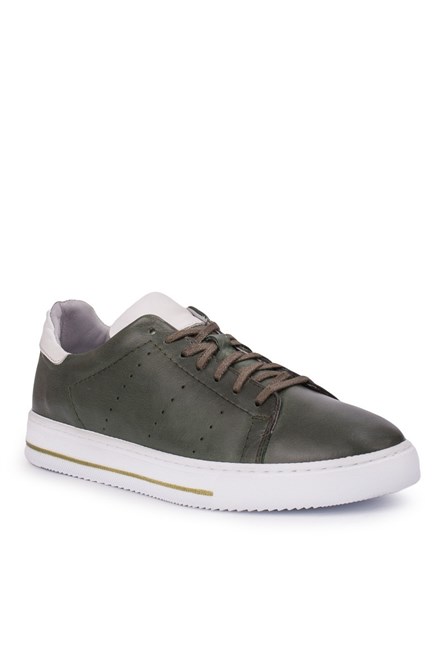 Sapatos masculinos de couro GPC POLO - cáqui 20210835396