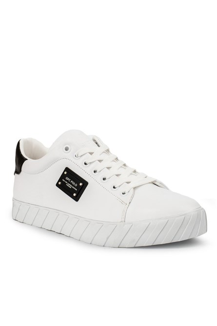 Sapatos masculinos de couro GPC POLO - Branco 20210835387