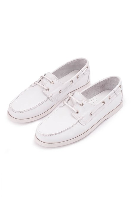 GPC POLO Sapatos masculinos de couro genuíno - Branco 20210835481
