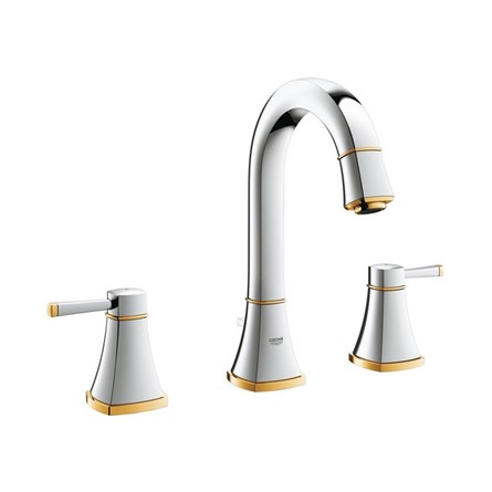 Grohe Grandera  Dřezová baterie – chrom-zlatá #336667