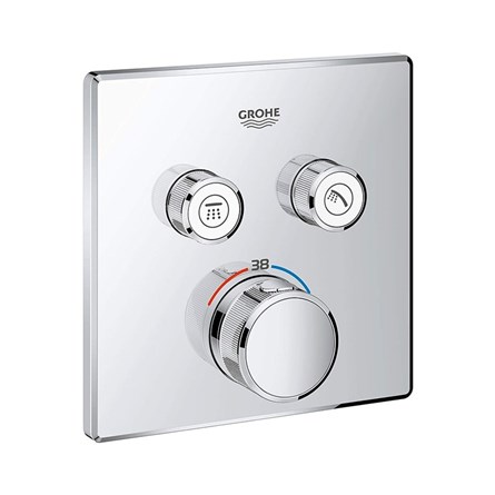 Grohe Grohtherm Smartcontrol Thermostatic Bathroom Faucet - Chrome #339746