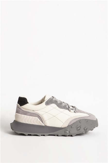 Calçados esportivos femininos GUJA 385-1 - Cinza-Bege #362056