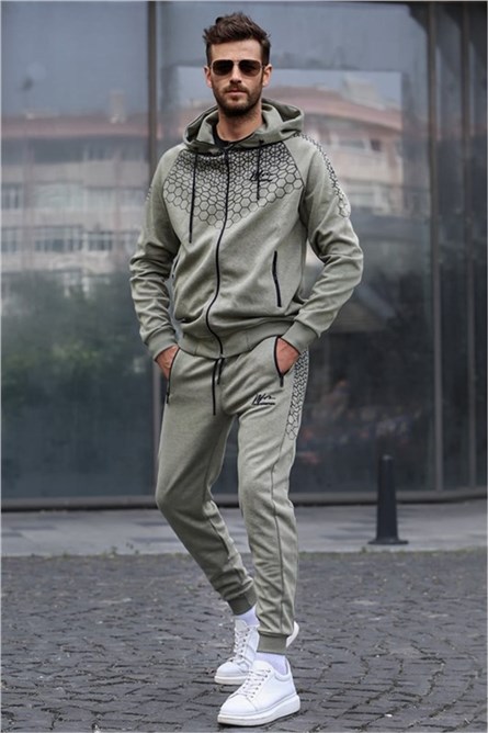 Conjunto Esportivo Masculino 5906 - Cáqui #361335