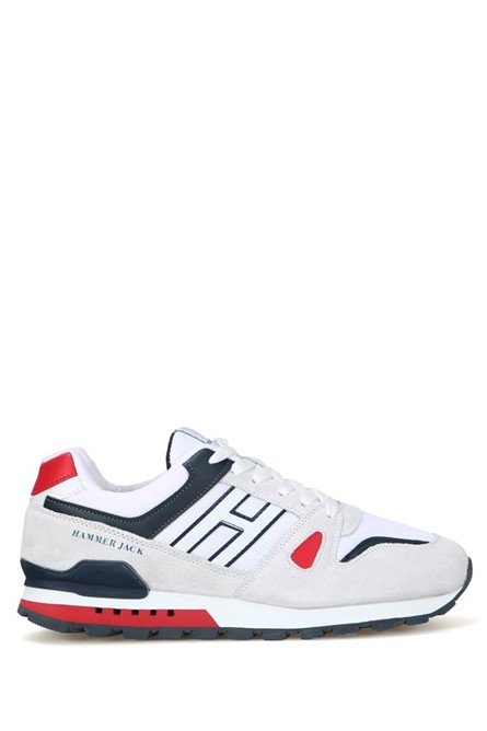 Calçados esportivos masculinos Hammer Jack - Branco com Azul Marinho #369051