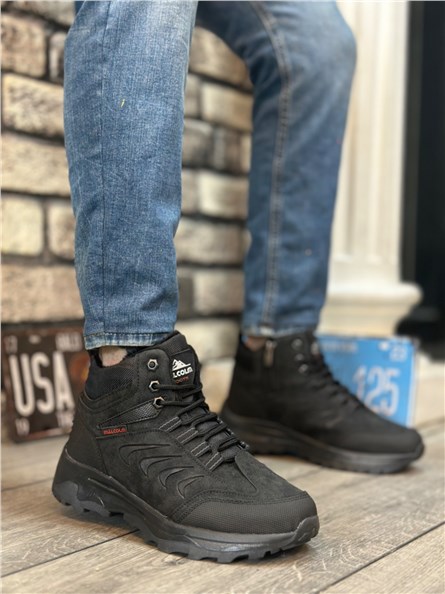 Botas de caminhada masculinas BA0322 - pretas #411033