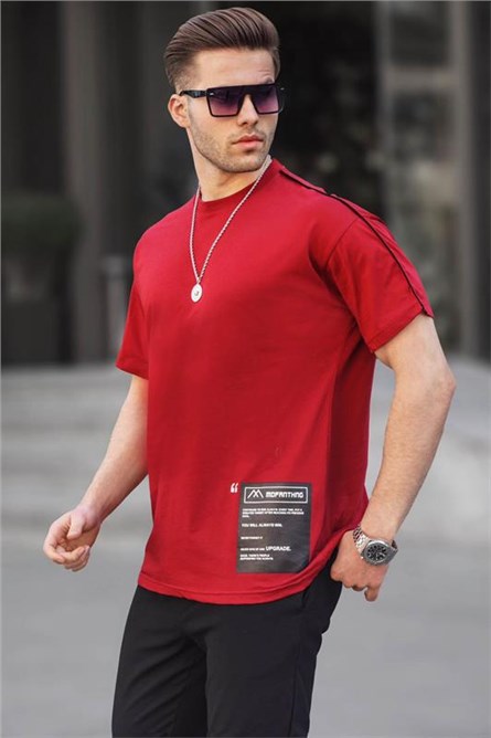 Camiseta Masculina Over Fit 6111 - Borgonha #394897