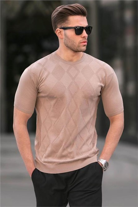 Camiseta Masculina 6354 - Vison #394962