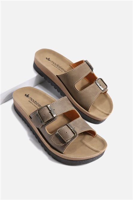 Chinelos femininos - Vizon #329782