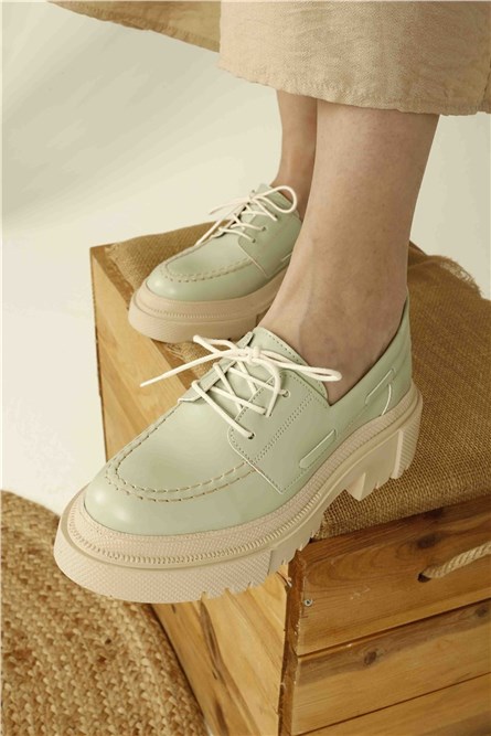 Sapatos casuais femininos - Menta #326644