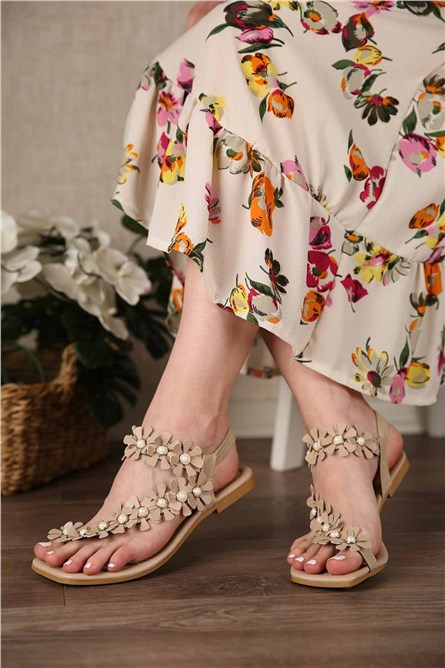 Sandálias femininas - Vison 303228