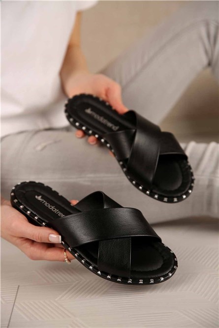 Chinelos femininos - Pretos 299538