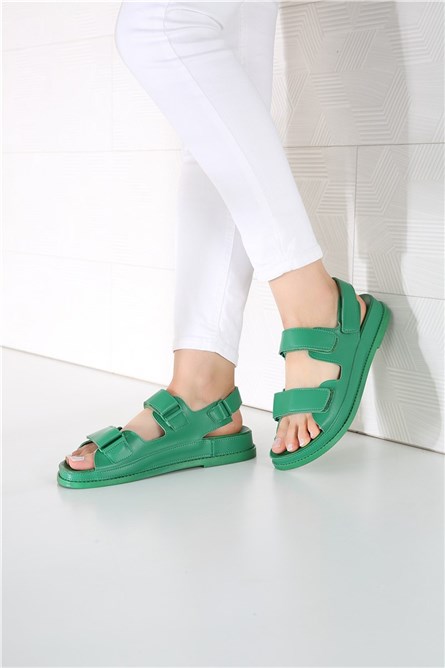 Sandálias Casuais Femininas - Verdes #332617