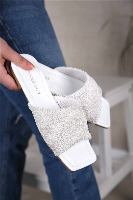 Chinelos Femininos - Brancos #309029