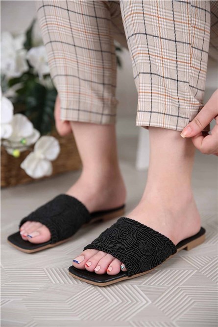 Chinelos Femininos - Pretos #309028