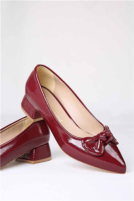 Sapatos casuais femininos - Bordeaux #316773