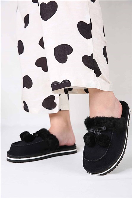 Chinelos Femininos - Pretos #316778