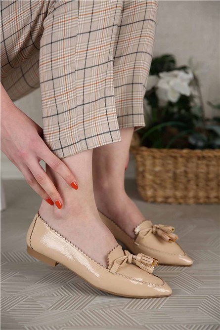 Mocassins Femininos - Bege 302768