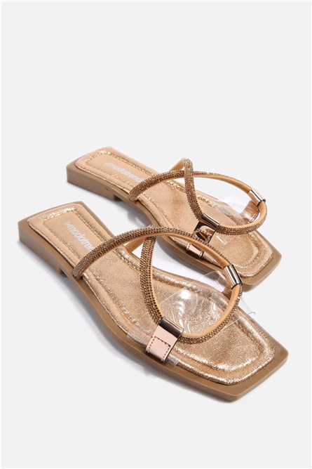 Chinelos Femininos - Cor Cobre #329720