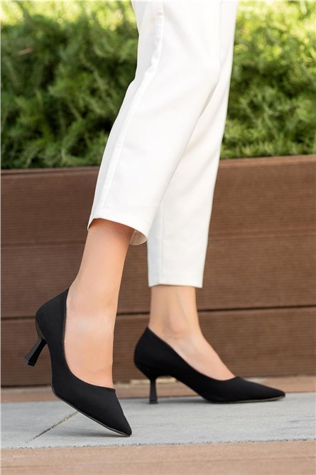 Sapatos de Salto Elegantes Femininos - Preto #362343