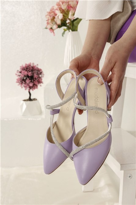 Sapatos casuais femininos - Roxo #327417