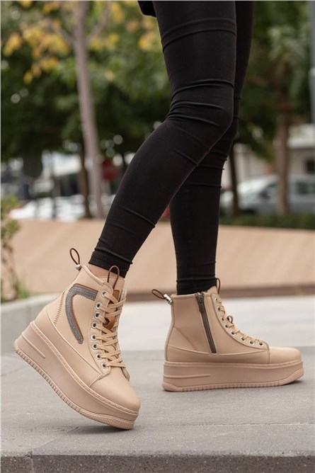 Botas esportivas femininas com pedras - Taba #363003