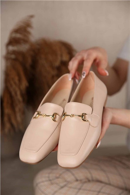 Mocassins Femininos - Bege 302303