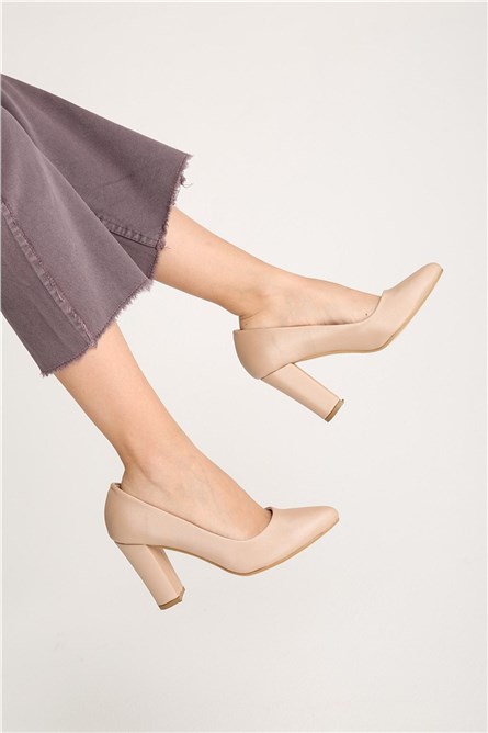 Sapatos Elegantes Femininos - Bege #320412